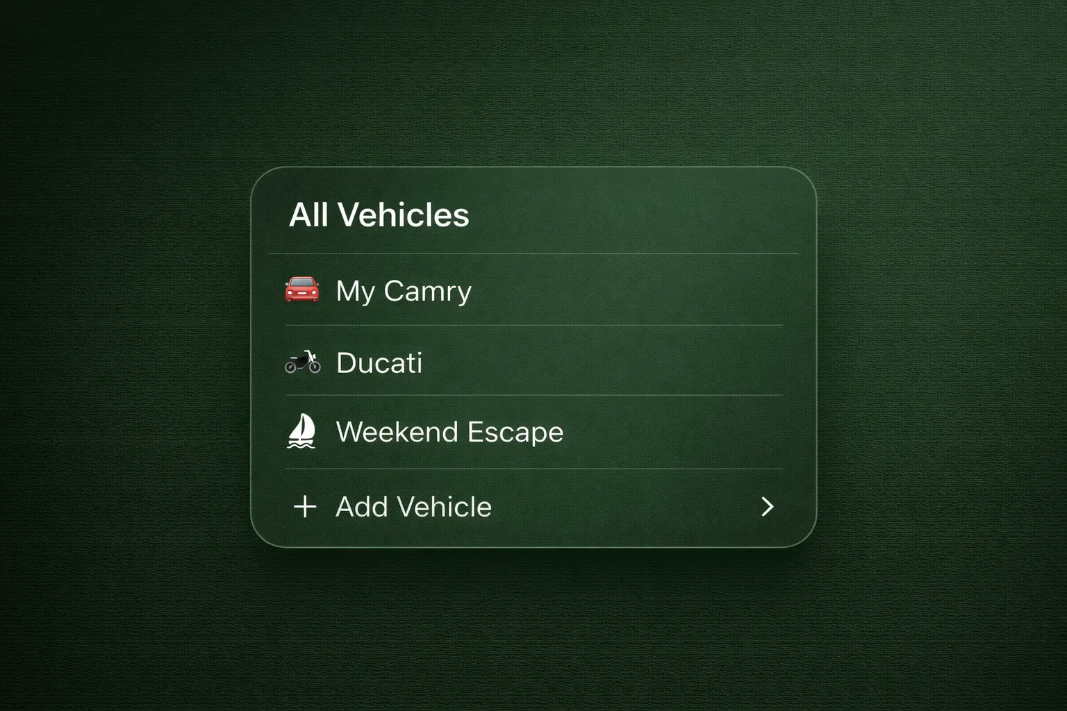 Multi-vehicle support preview